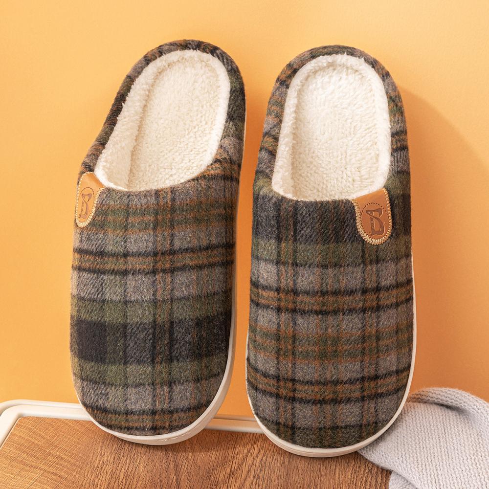 Kids  Shoes | Zermatt Shearlingwool Felt Plaid Red Kids Kids