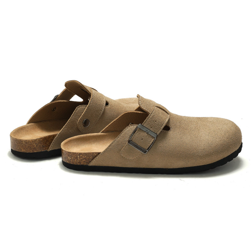 Mens  Clogs | Bostonmixed Leather Thyme Clogs Clogs