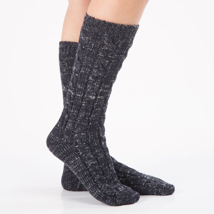 Mens  Socks | Cotton Twist Mencotton-Polyamide-Elastane Black Accessories Black