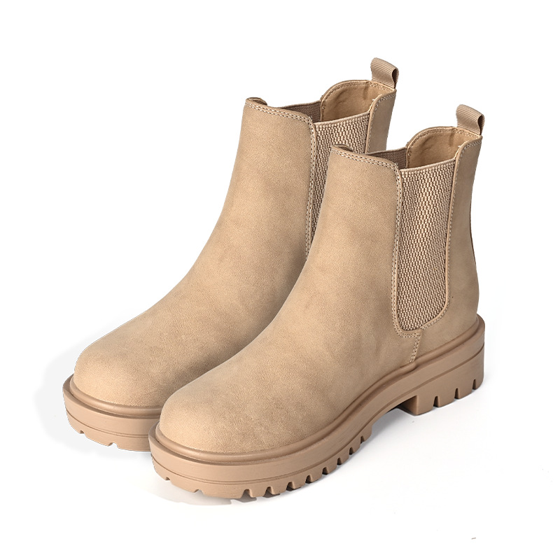 Womens  Boots | Highwood Slip Onsuede Leather Taupe Boots Boots