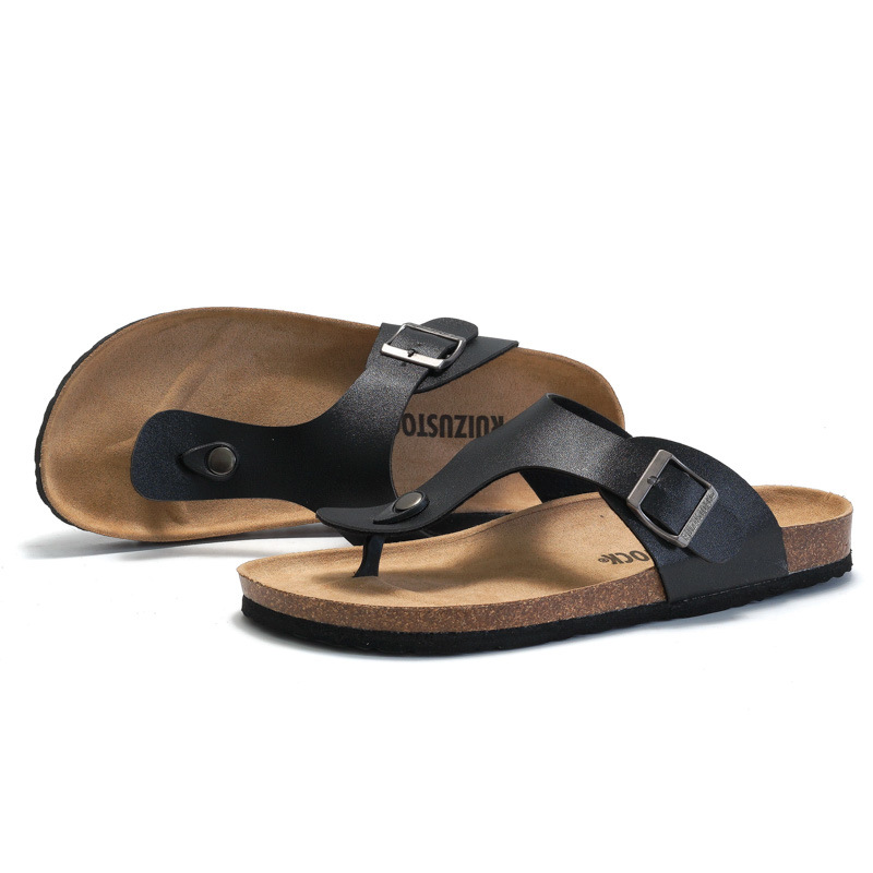 Womens  Thong Sandals | Gizeh Big Bucklenubuck Leather Ecru One-Strap Sandals Ecru