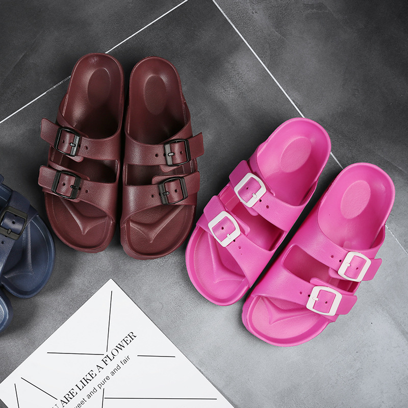 Womens  Two-Strap Sandals | St Barthsleather Berry Crush Sandals Berry Crush