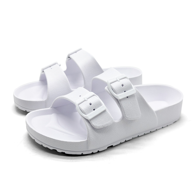 Womens  Water Friendly | Madrid Essentialseva White One-Strap Sandals One-Strap Sandals