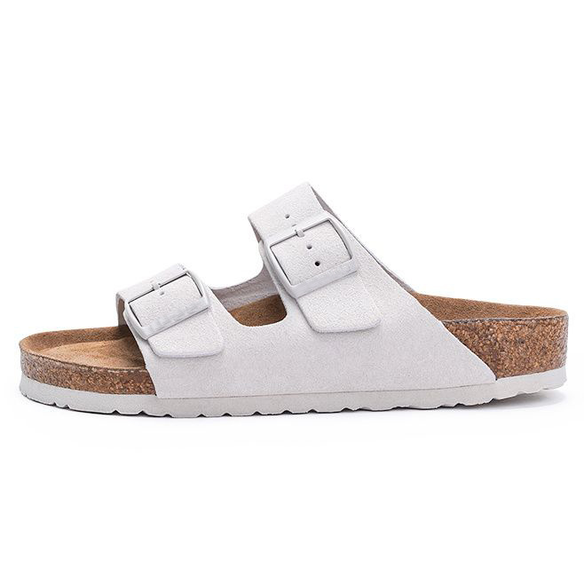 Womens  Wedges & Platforms | Arizona Flex Platformbirko-Flor White Sandals Two-Strap Sandals