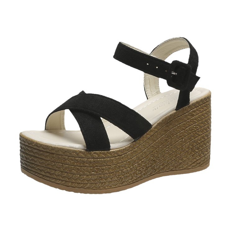 Womens  Wedges & Platforms | Glendanatural Leather-Synthetics Natural/White Sandals Natural