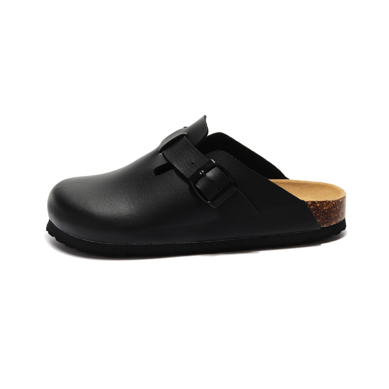 Womens/Mens  Clogs | Boston Proleather Black Clogs Black