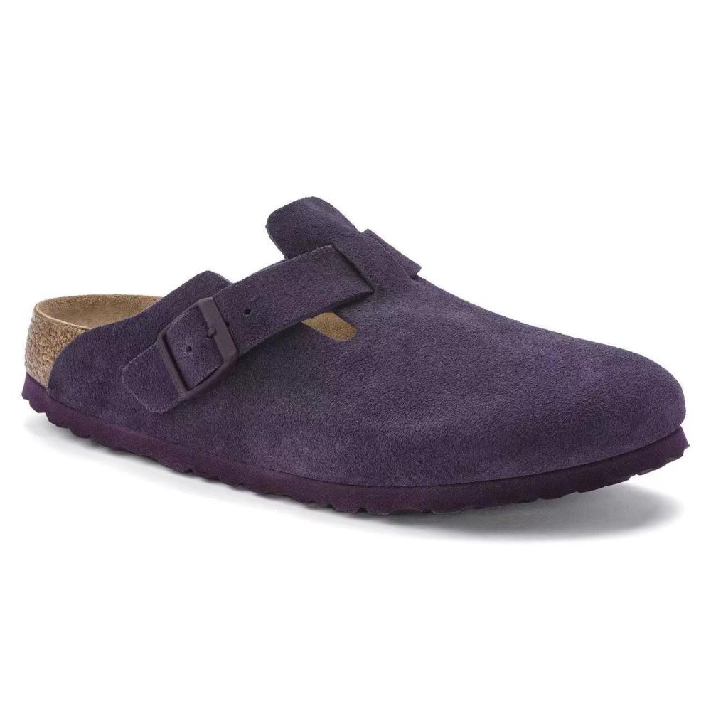 Womens/Mens  Clogs | Boston Soft Footbedsuede Leather Elemental Blue Clogs Clogs