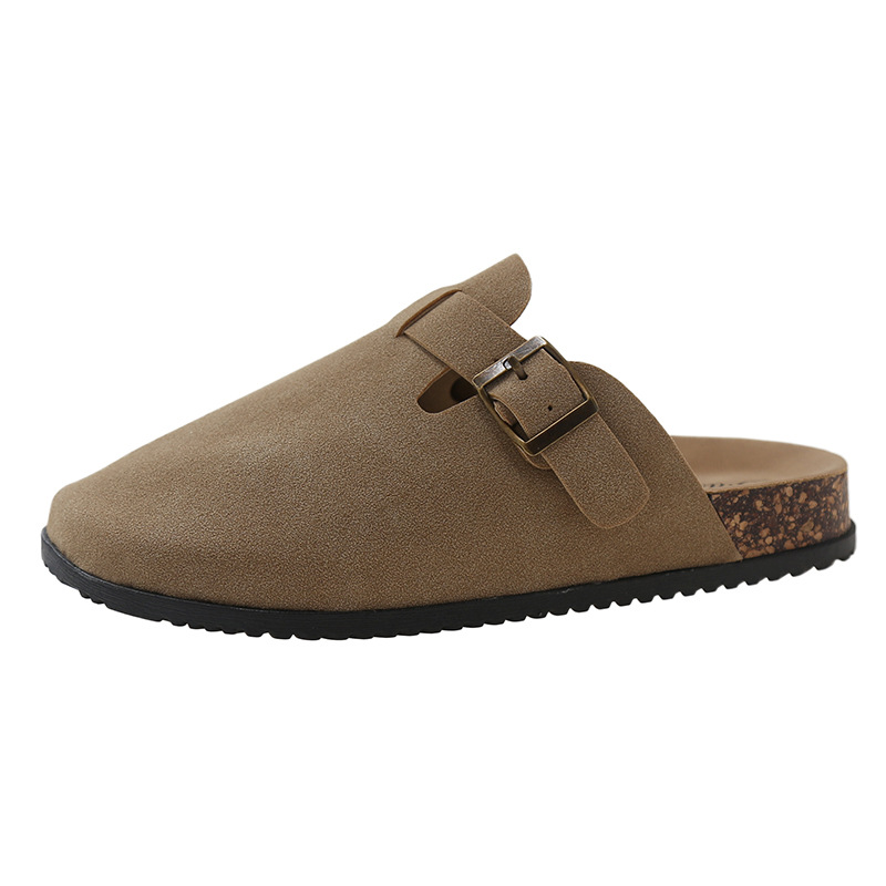 Womens/Mens  Clogs | Bostonsuede Leather Latte Cream Clogs Clogs