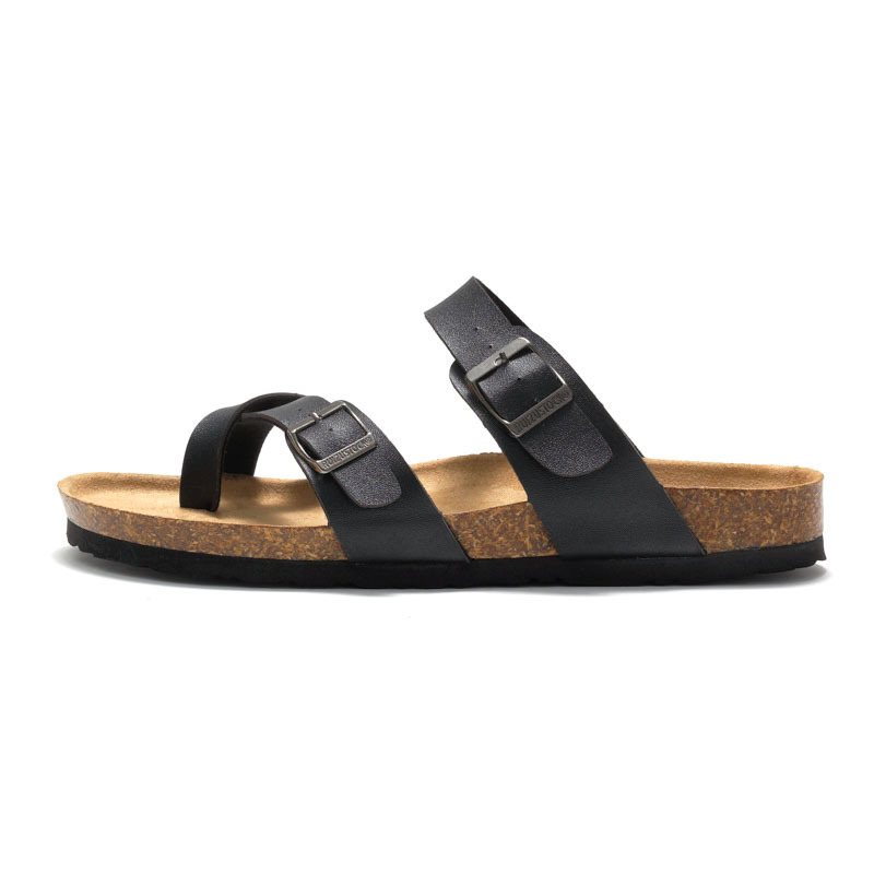 Womens/Mens  One-Strap Sandals | Madridbirko-Flor Patent Black Patent Mens Black Patent