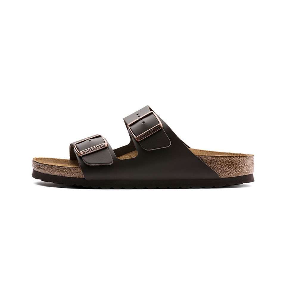 Womens/Mens  Two-Strap Sandals | Arizona Veganbirkibuc Black Mens Black