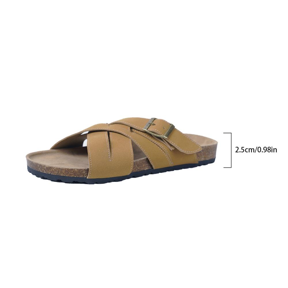 Womens/Mens  Two-Strap Sandals | Lugano Soft Footbedsuede Leather Mink Mens Mens