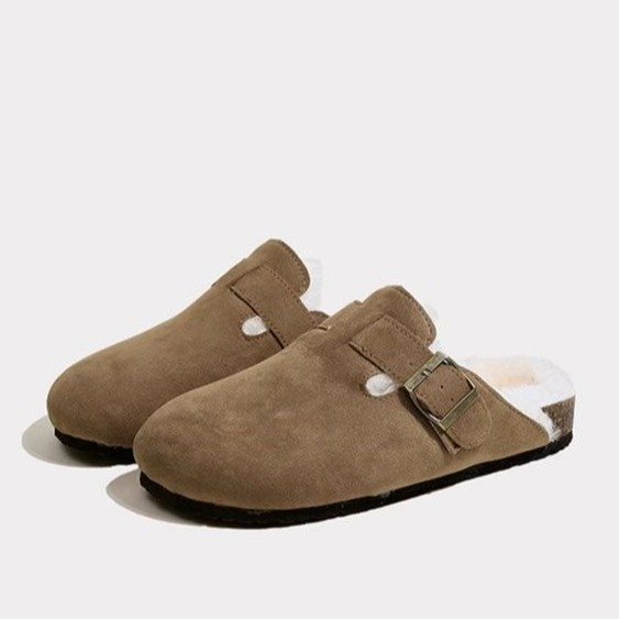 Womens  Clogs | Boston Shearlingsuede Leather-Shearling Pink Clay Clogs Clogs