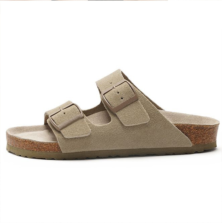 Womens/Mens  Two-Strap Sandals | Arizona Soft Footbedsuede Leather Faded Lime Mens Faded Lime