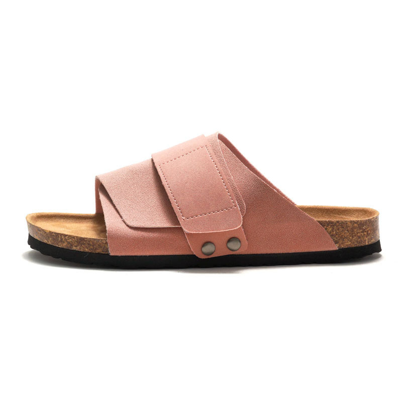 Womens/Mens  One-Strap Sandals | Kyotosuede Leather Gray Taupe Mens Gray Taupe