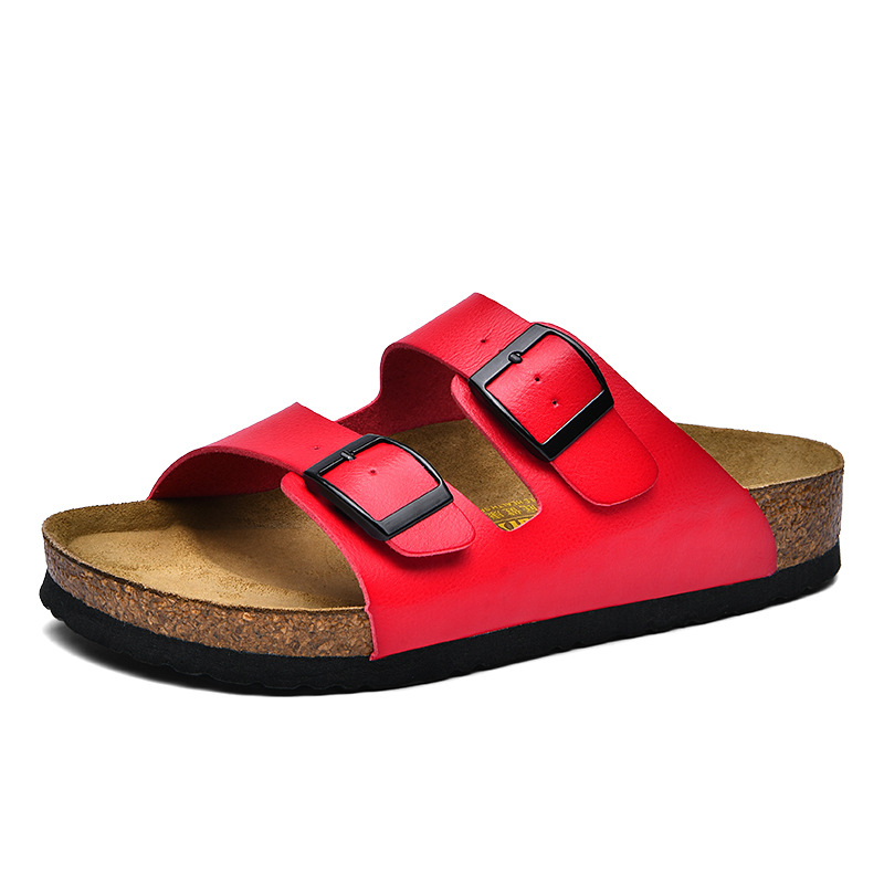 Womens/Mens  Two-Strap Sandals | Arizona Soft Footbedoiled Leather Blue Mens Blue